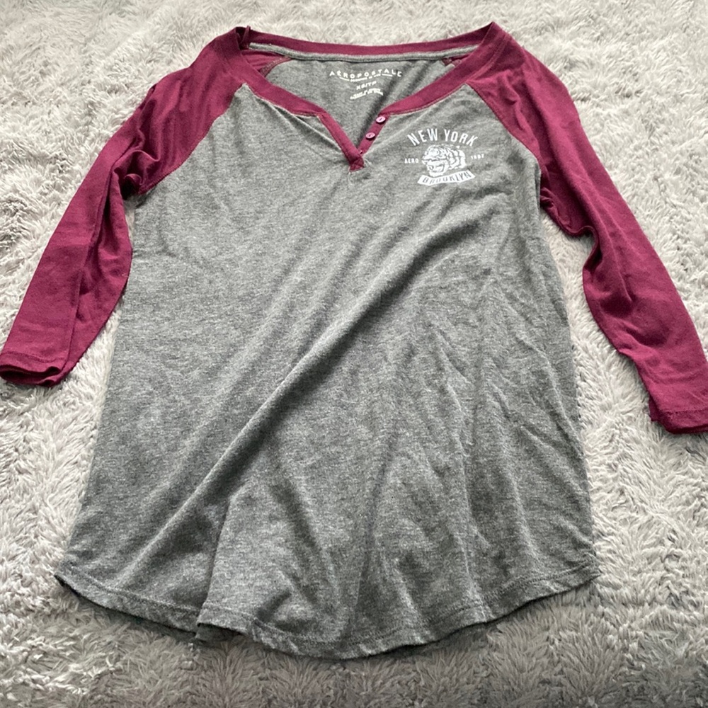 Aeropostale baseball, lightweight shirt